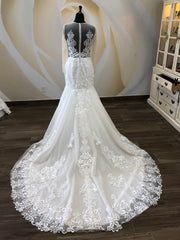 Long Sleeves Morelia Wedding Dress, Mermaid Style Luxury Dress