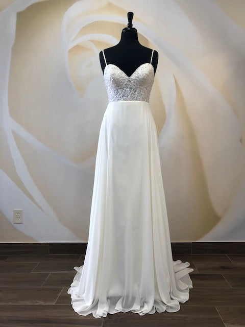 Wedding Dresses Orlando, Floor Length Elegant Dress, Sleeveless Dress